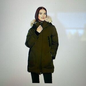 Soia & Kyo Women’s Hooded FurTrim Down Coat